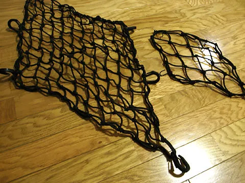 LLサイズのツーリングネットと自転車のネット