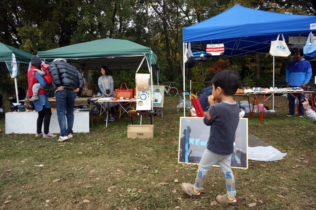 バイクロア5 BEERBELLYとRFWのテント