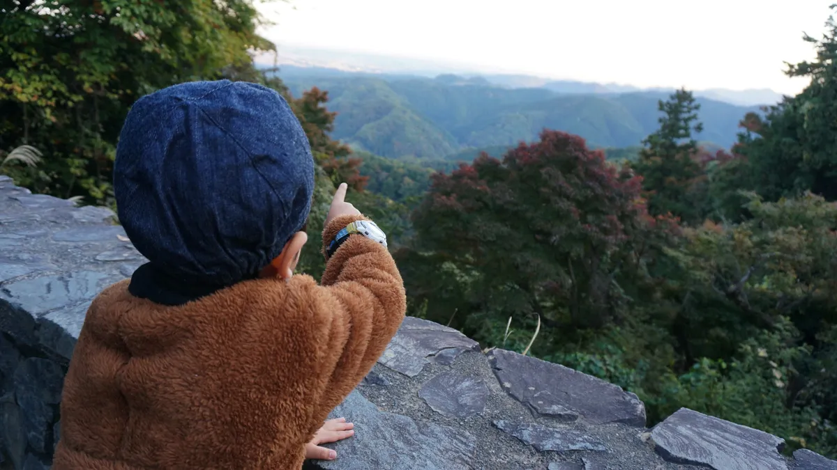 高尾山の展望台