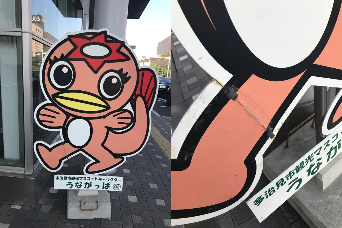 しっかり補強されたうながっぱ
