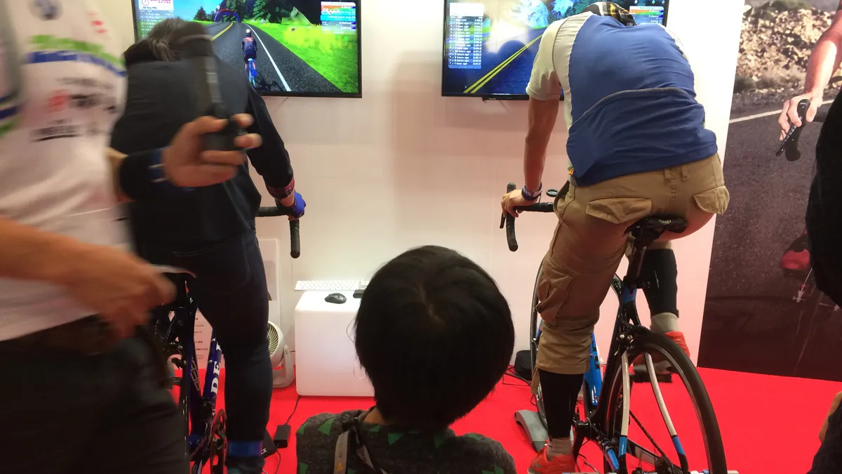 POLARのタイムアタックチャレンジの様子