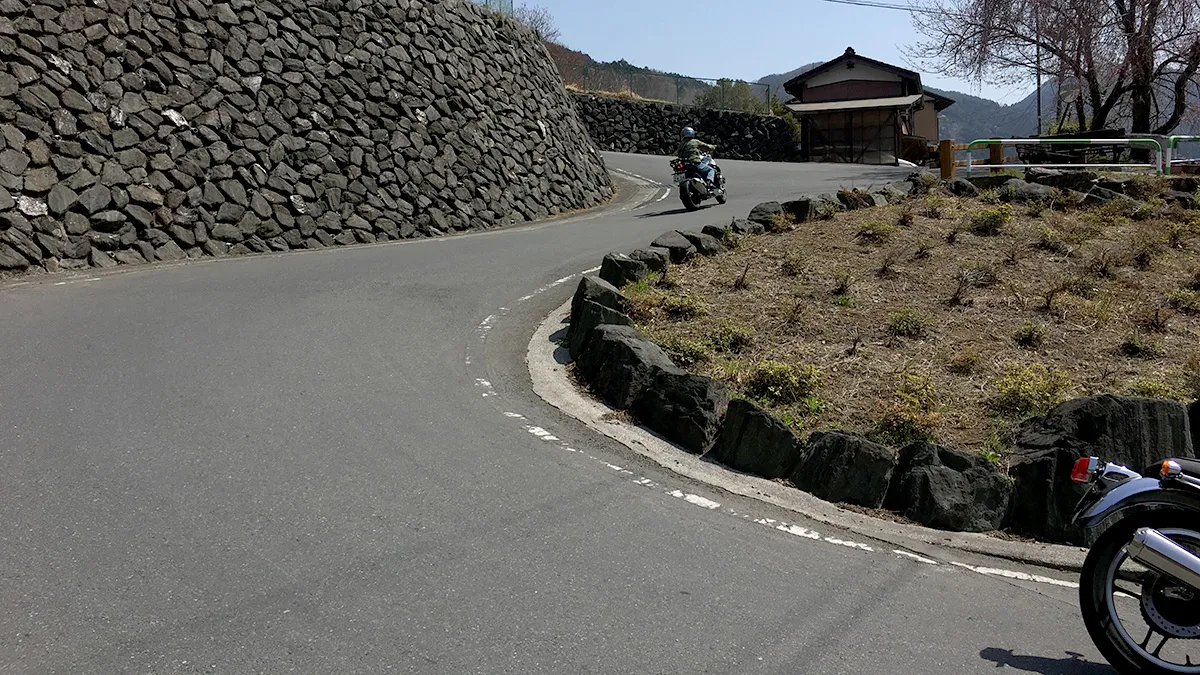 定峰峠の迂回路