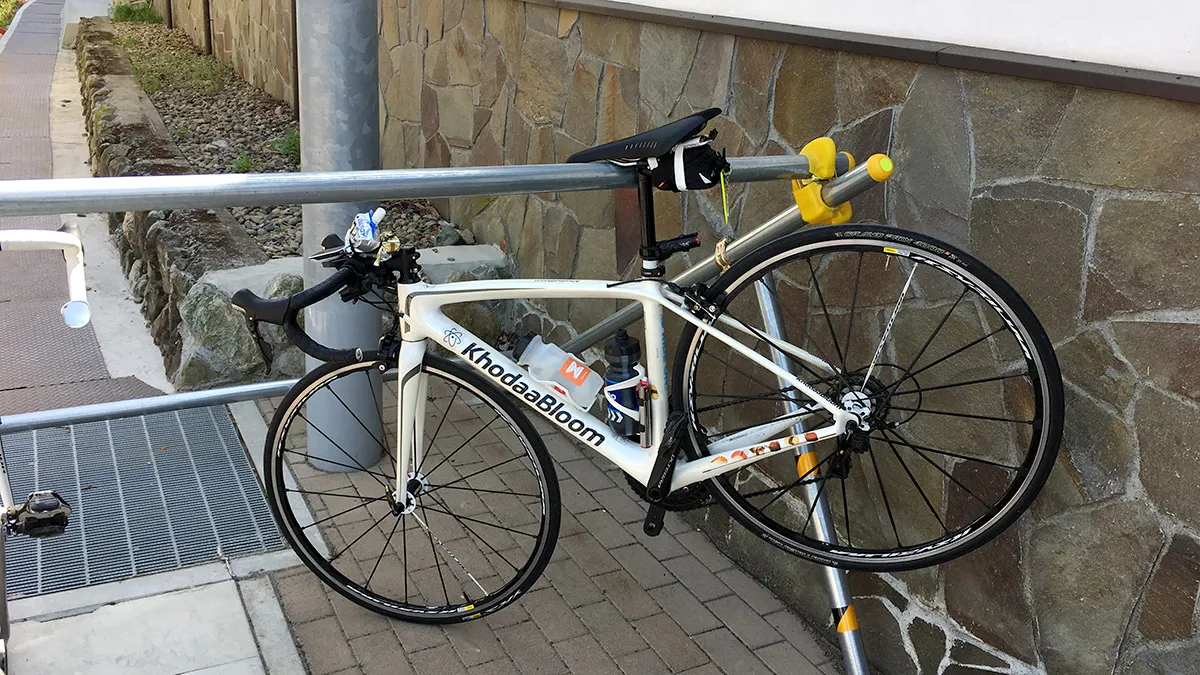 和紙の里ひがしちちぶのバイクラック