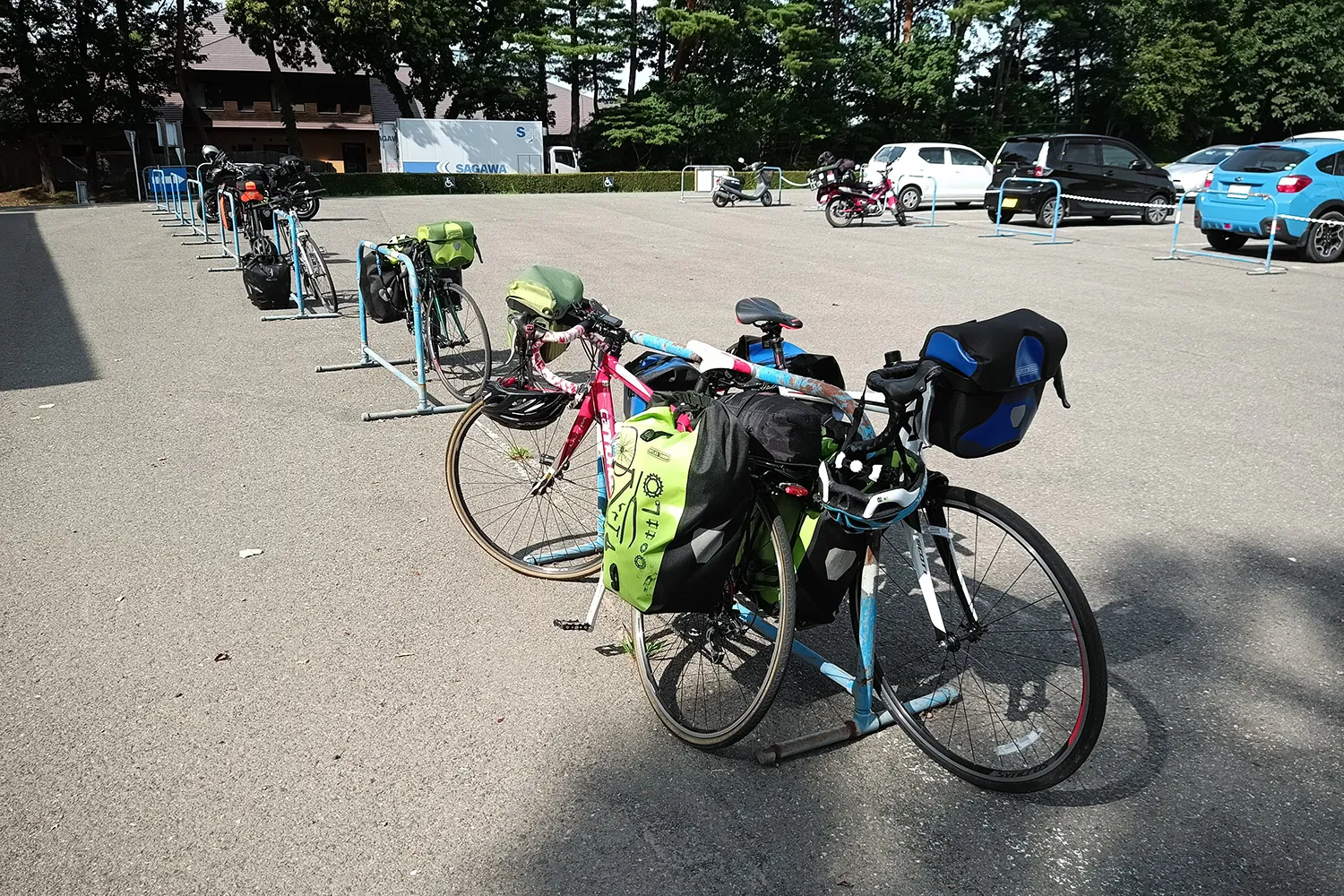 小岩井農場に置いてあった旅ロードバイク