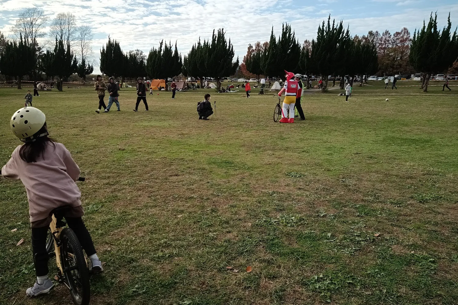 記念撮影中のゲッターロボ