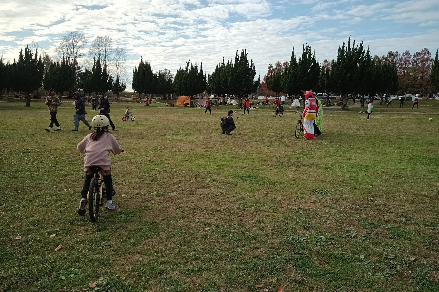 記念撮影中のゲッターロボ