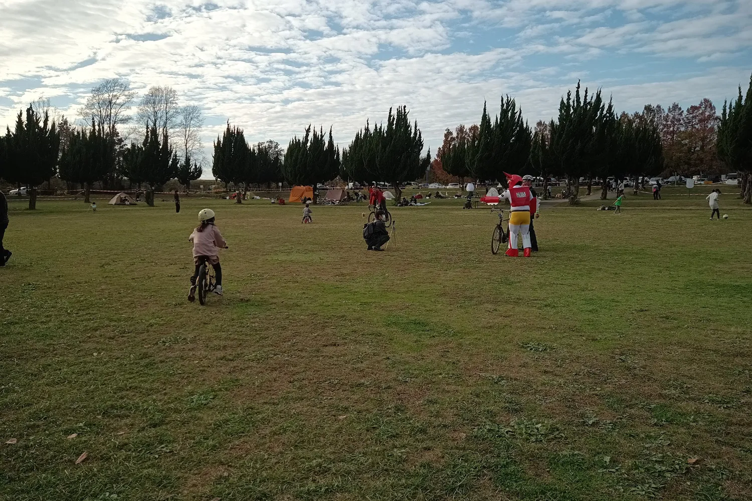 記念撮影中のゲッターロボ