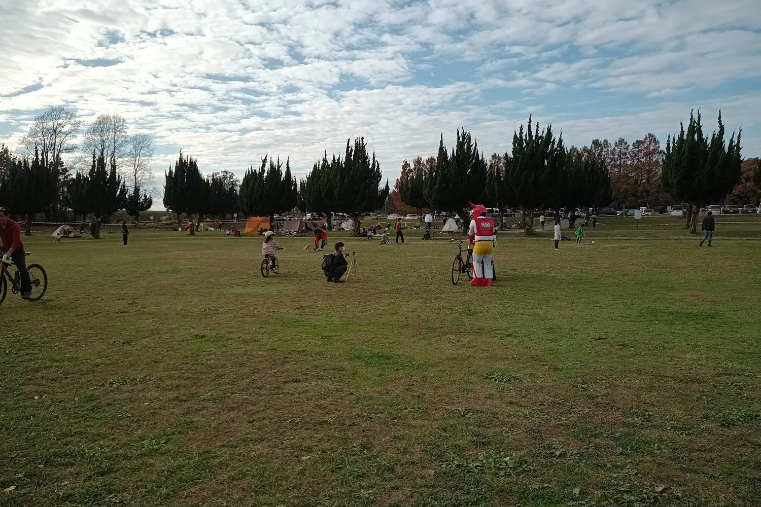 記念撮影中のゲッターロボ