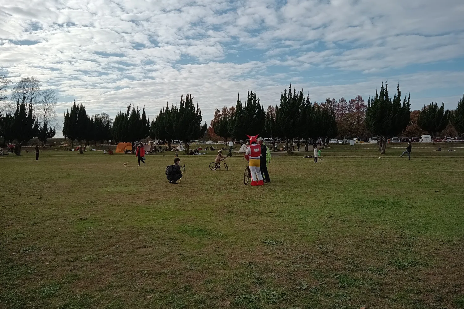 記念撮影中のゲッターロボ