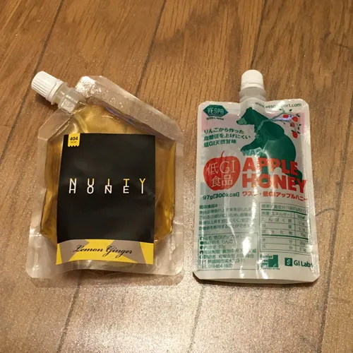 NUTTY HONEY GELとワスプ アップルハニー