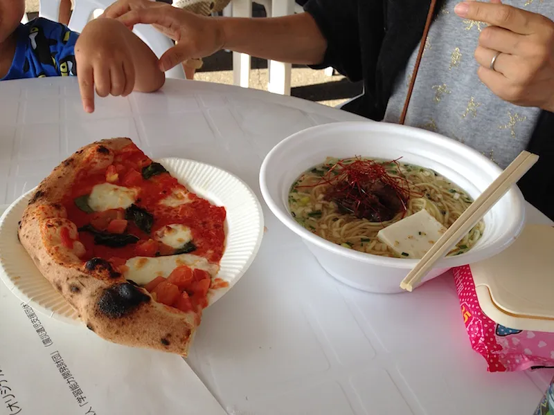 ツールド東北イベント会場で食べた昼食