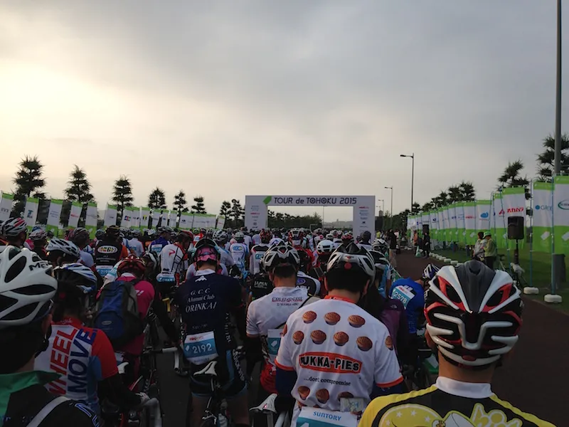 ツールド東北スタート街の様子