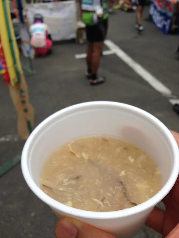 ホテル観洋で食べたフカヒレスープ