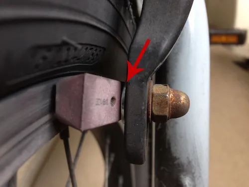 ワッシャーで対応させたBikkeのスマートコントロールブレーキ