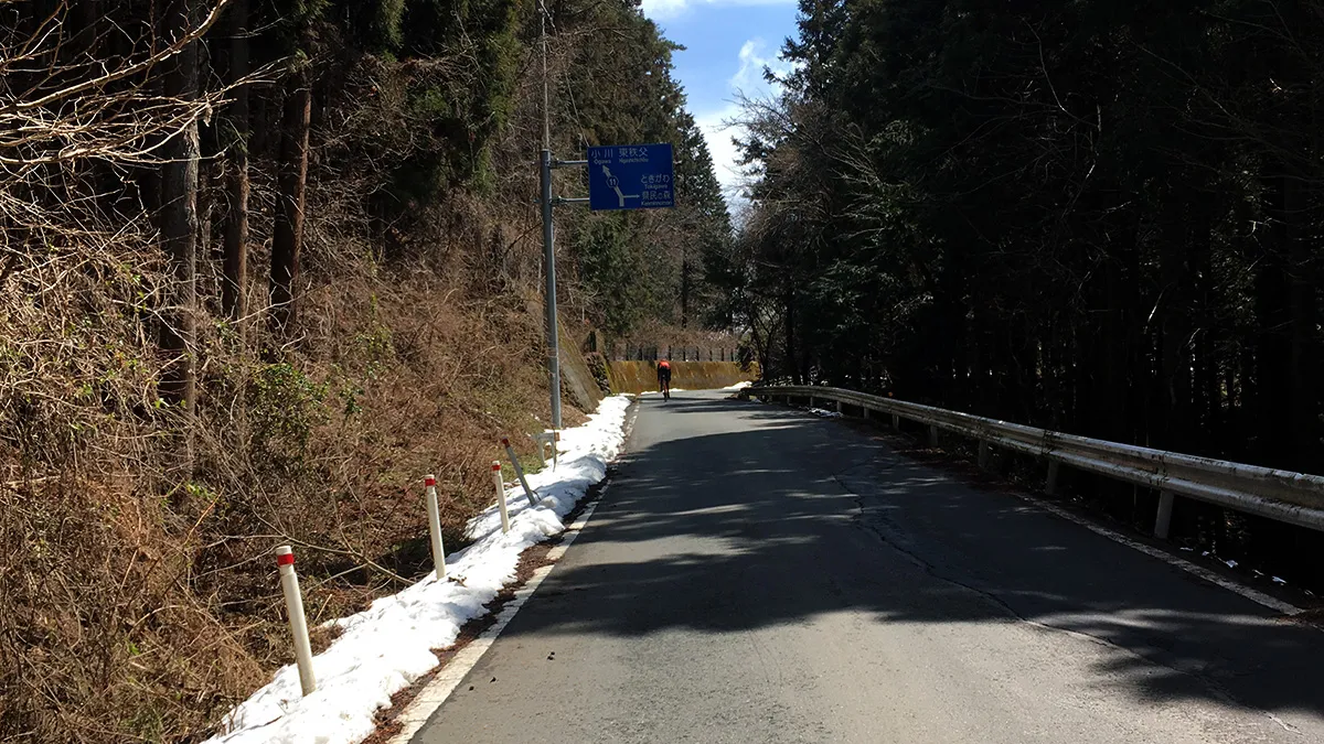 定峰峠山頂付近