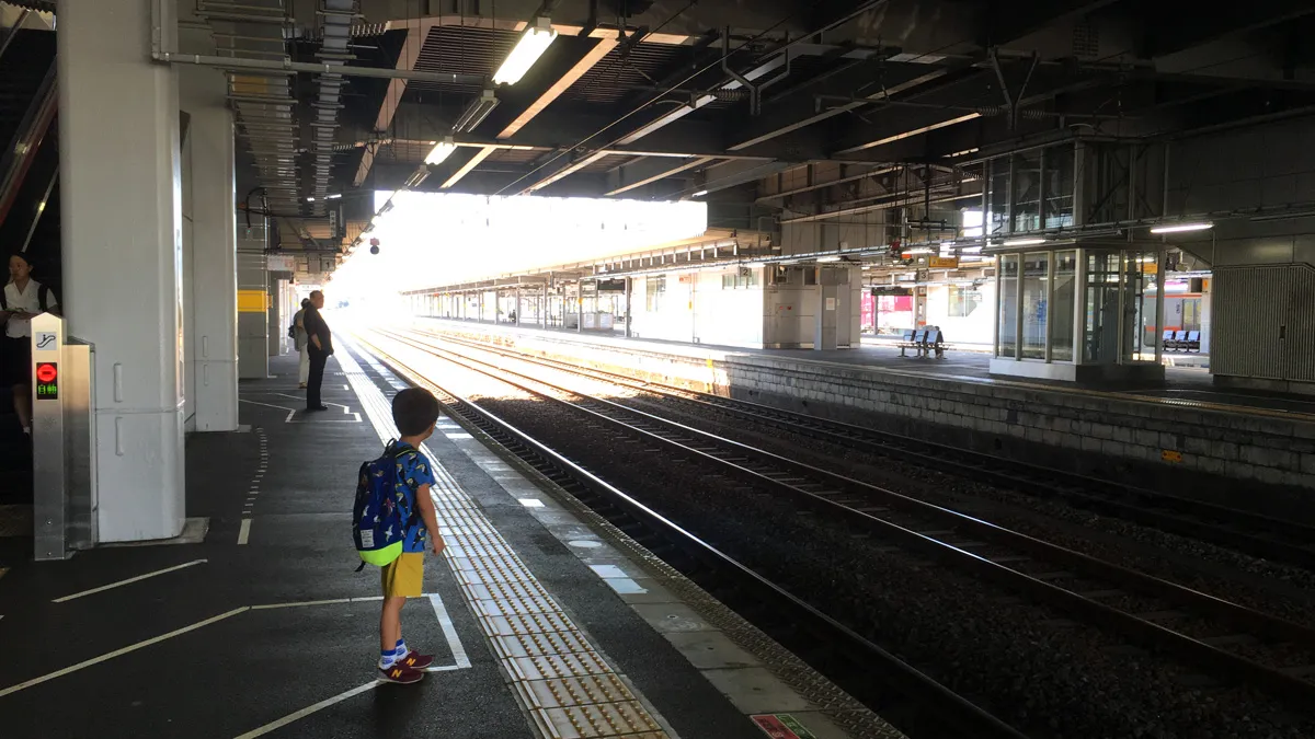 多治見駅のホーム