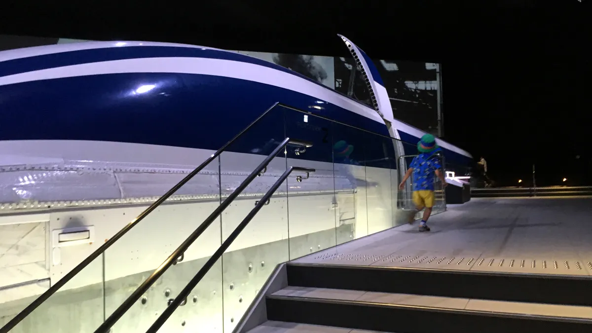 鉄道リニア館のリニアモーターカー