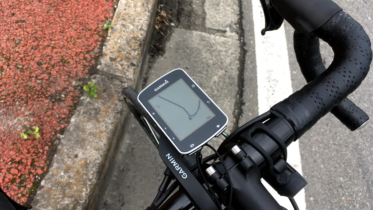 地図の出ないGARMIN Edge 520