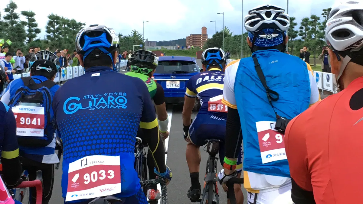 ツールド東北 気仙沼フォンドの先頭