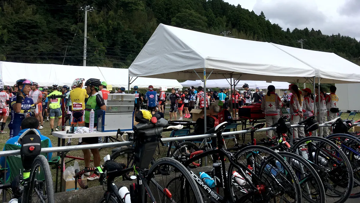 第2エイドの雄勝