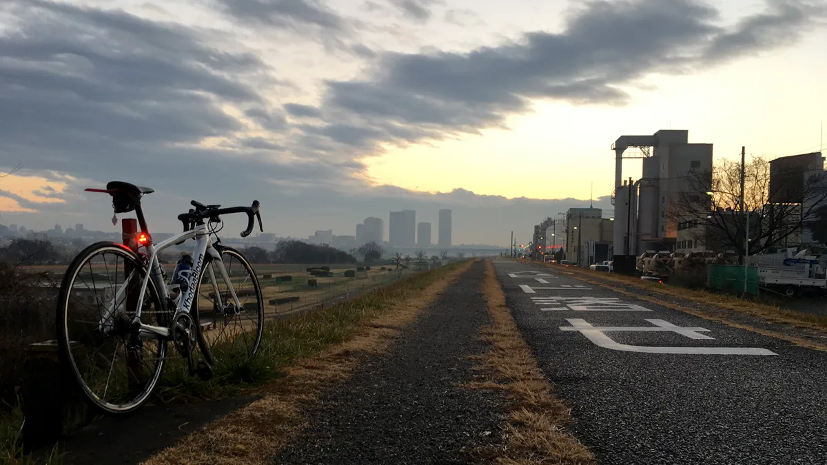 多摩サイクリングロード 登戸の辺り