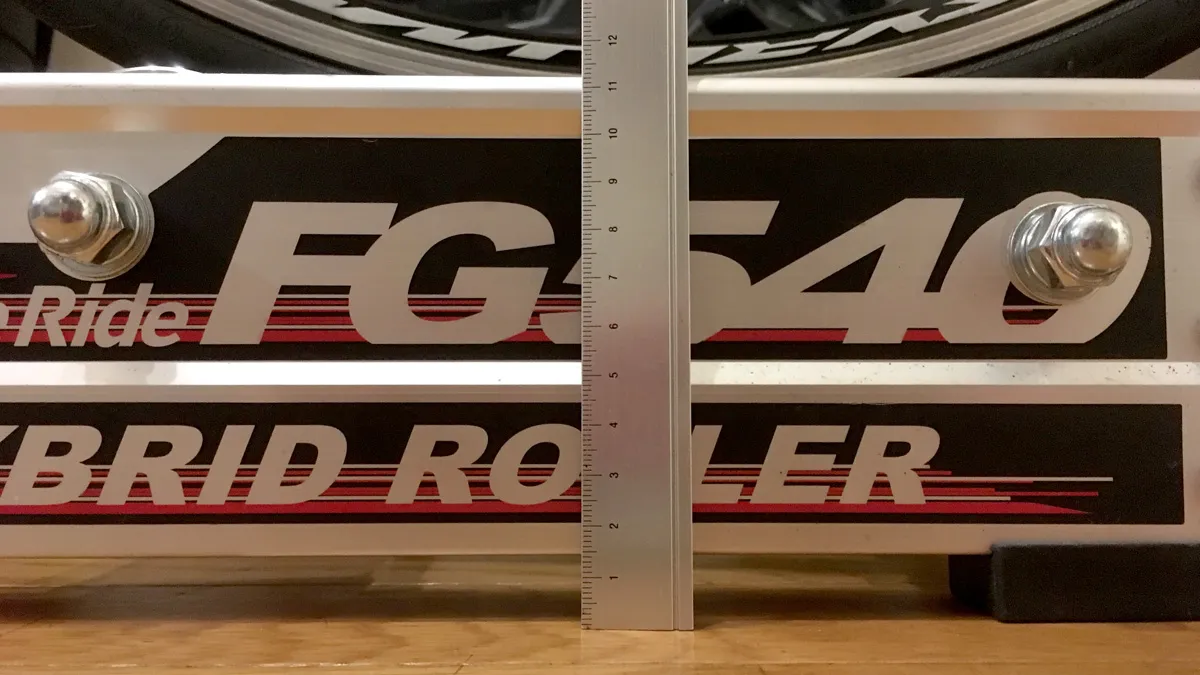 FG540ハイブリッドローラーの高さ