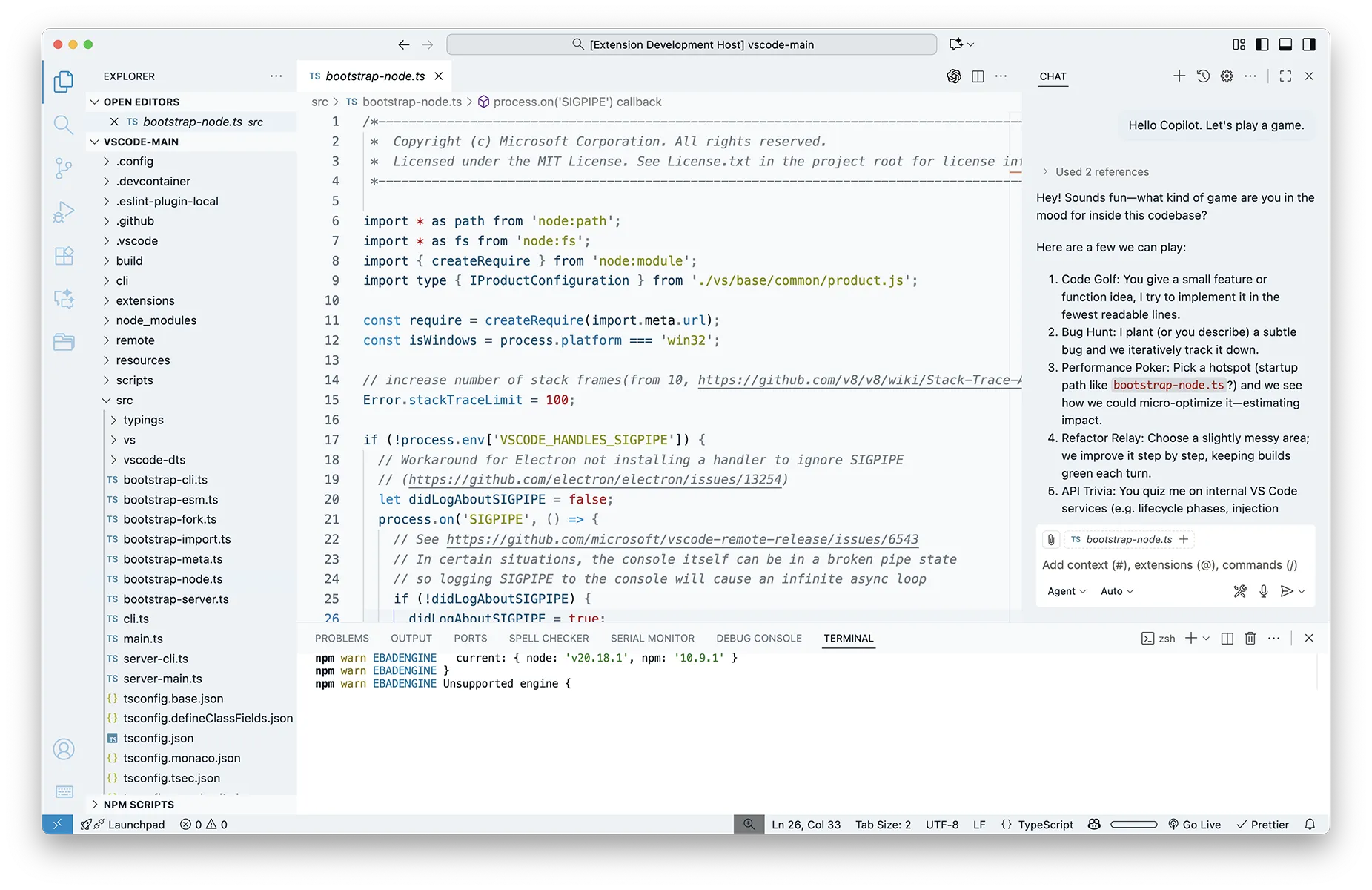 ボールドマーカーネオテーマを適用したVSCodeライトモード