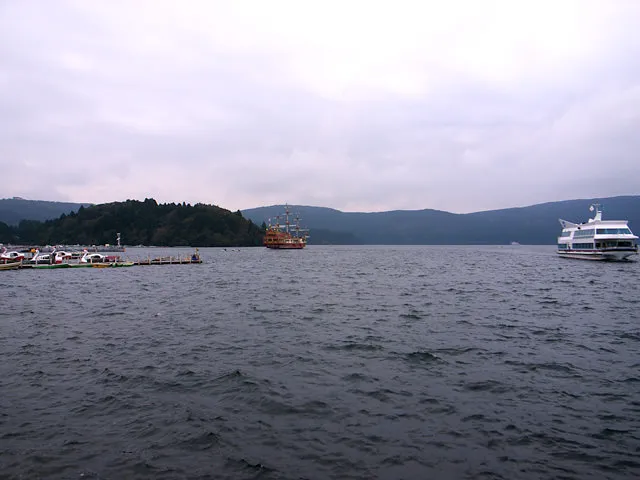芦ノ湖の遊覧船 芦ノ湖の遊覧船