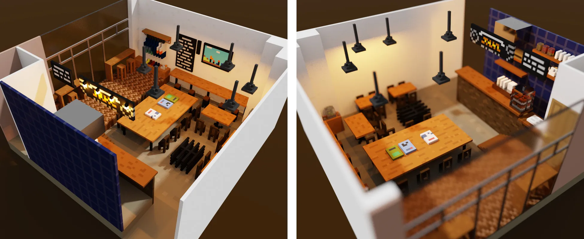 Magicavoxelで作ったクロスコーヒー