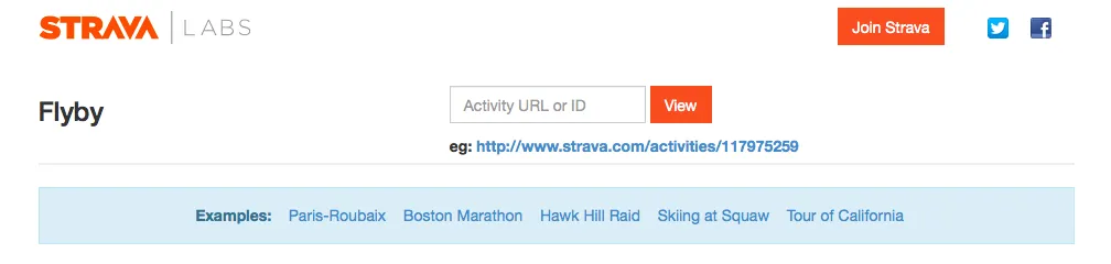 Strava Flyby