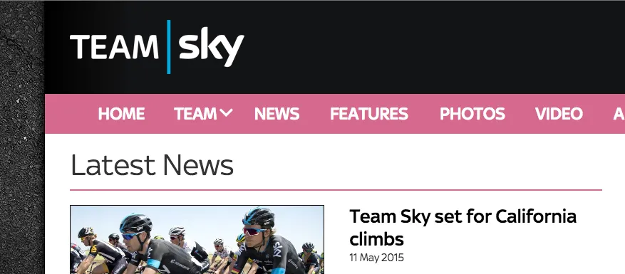 Team Sky Webfont