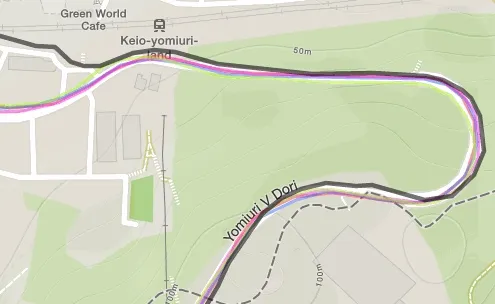 V坂を登るCWSクルー gifアニメ版