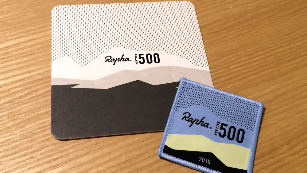 2015年版のFestive500のワッペンの中身